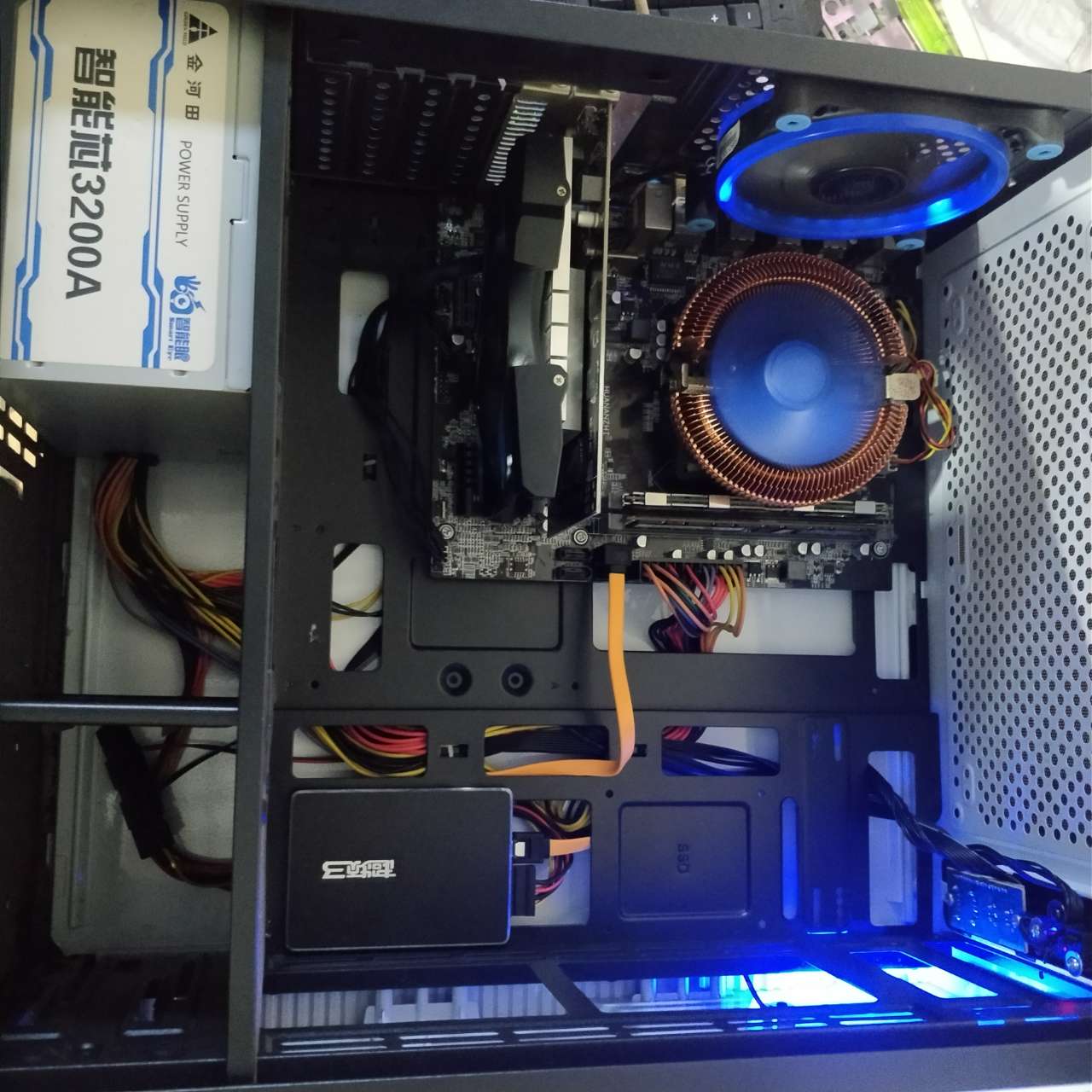 办公游戏主机x79 e5-2430l 16g内存 120g固态 650-1g显卡