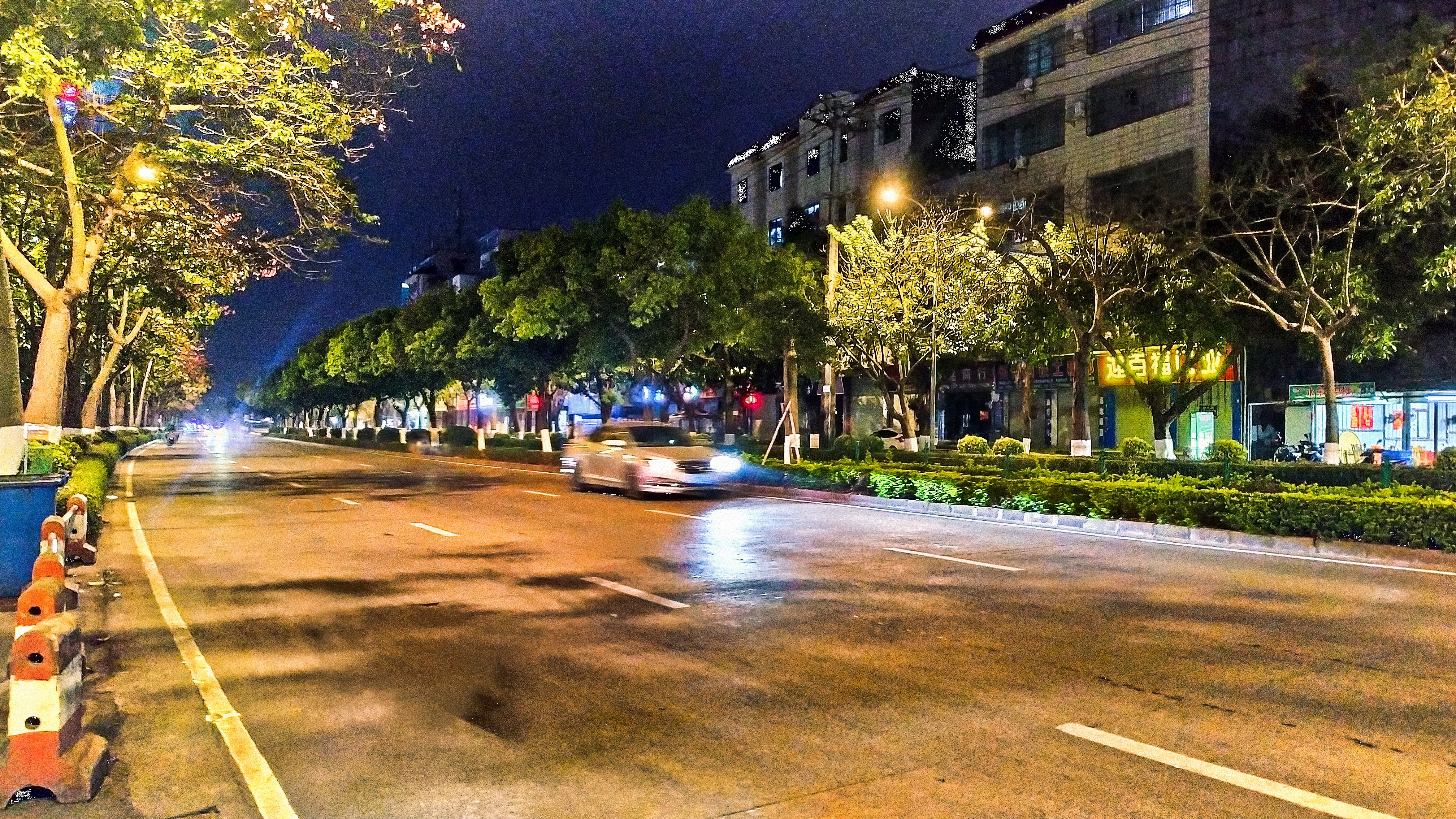钦州夜景摄影地道的城中村街巷真实的钦州景色